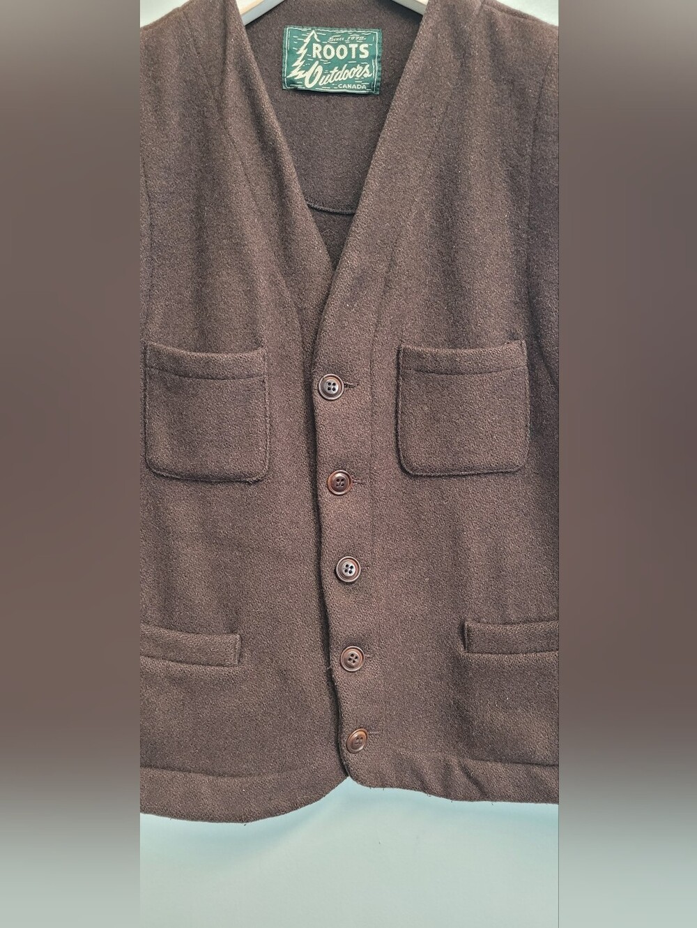 Roots Wool Vest - Picture 4 of 5